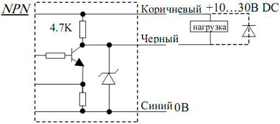 Рис.1. Схема подключения датчика SU-02R