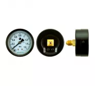 Манометр 1,6 МПа (16 бар)  63 мм; осевой; G1/4 фото